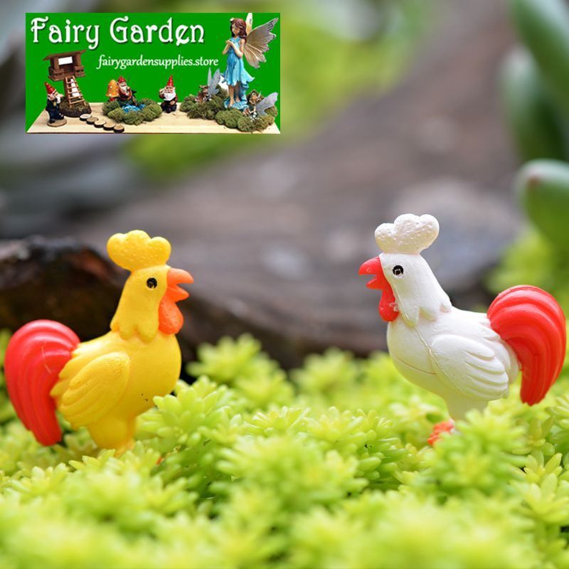 Mini Resin Cock Hen Moss Fairy Garden Micro Landscape Miniature Garden Decorate Terrariums Fairy Garden Decoration Pot Bonsai Fairy Garden Accessories Rooster Mini Emulational Chicken PVC Toy Figurine Animal Doll Mini Resin Cock Hen Moss Fairy Garden Micro Landscape Miniature Garden Decorate Terrariums Fairy Garden Decoration Pot Bonsai Fairy Garden Accessories Rooster Mini Emulational Chicken Pvc Toy Figurine Animal Doll