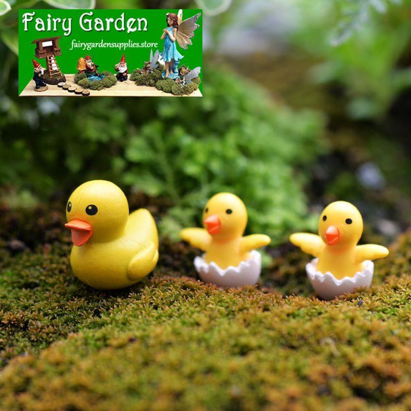 Mini Fairy Garden Duck Micro Landscape Miniature Garden Decorate Fairy Garden Decoration Fairy Garden Accessories Big Small Ducks Cute Little Yellow Duck Resin Crafts For Home Plants Mini Fairy Garden Duck Micro Landscape Miniature Garden Decorate Fairy Garden Decoration Fairy Garden Accessories Big Small Ducks Cute Little Yellow Duck Resin Crafts For Home Plants