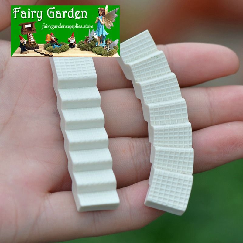 Fairy Garden Stairs Micro Landscape Miniature Fairy Garden Decoration Small Road Stairs Ladder Corridor Steps DIY ResinFairy Garden Accessories Resin Arts and Crafts Terrariums Fairy Garden Supplies Fairy Garden Stairs Micro Landscape Miniature Fairy Garden Decoration Small Road Stairs Ladder Corridor Steps Diy Resinfairy Garden Accessories Resin Arts And Crafts Terrariums Fairy Garden Supplies
