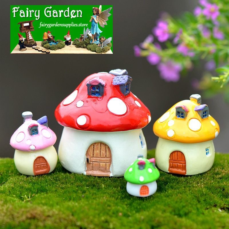 Mini Fairy Garden Mushroom House Miniature Garden Landscape Ornament Small Terrarium Fairy Garden Decoration Mediterranean Sea Style Aquarium Mushroom House Castle Resin Figurine Craft Plant Pot Fairy Garden Accessories Mini Fairy Garden Mushroom House Miniature Garden Landscape Ornament Small Terrarium Fairy Garden Decoration Mediterranean Sea Style Aquarium Mushroom House Castle Resin Figurine Craft Plant Pot Fairy Garden Accessories