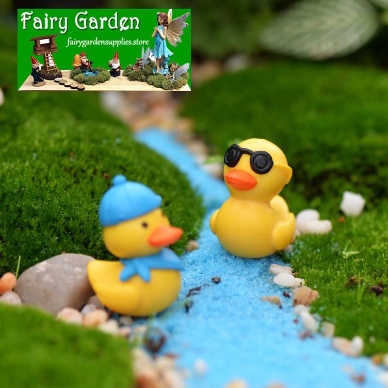 Moss Fairy Garden Micro Landscape Miniature Garden Fairy Garden Ornament Succulent Plants Fairy Garden Decoration Fairy Garden Accessories Toy Figurine Fairy Garden Decoration Fairy Garden Accessories Tourism Small Duck Diymaterial