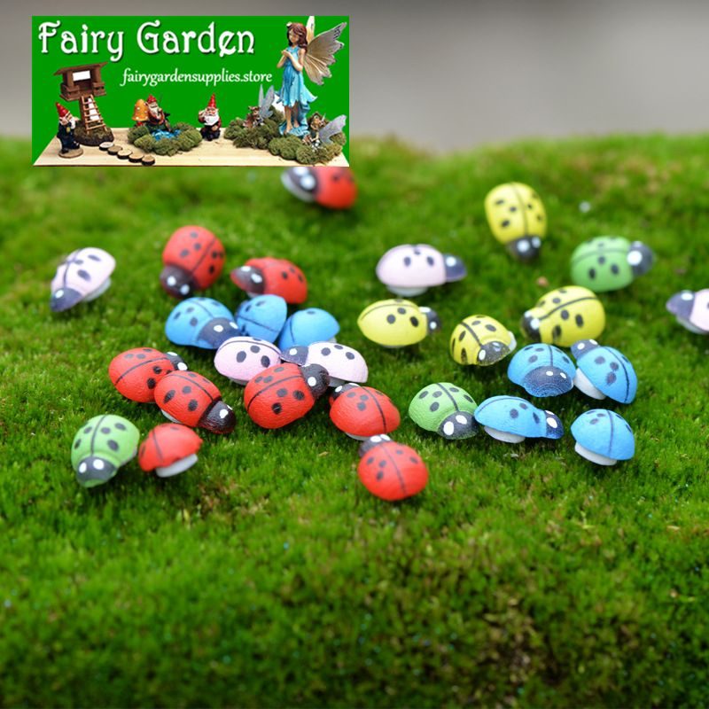 Mini Fairy Garden Ladybird Red Beetle Ladybug Fairy Doll Micro Landscape Decoration Fairy Garden Accessories Wood Craftwork Beetle Coccinella Septempunctata Small Ladybird Diy Fairy Garden Supplies Mini Fairy Garden Ladybird Red Beetle Ladybug Fairy Doll Micro Landscape Decoration Fairy Garden Accessories Wood Craftwork Beetle Coccinella Septempunctata Small Ladybird Diy Fairy Garden Supplies