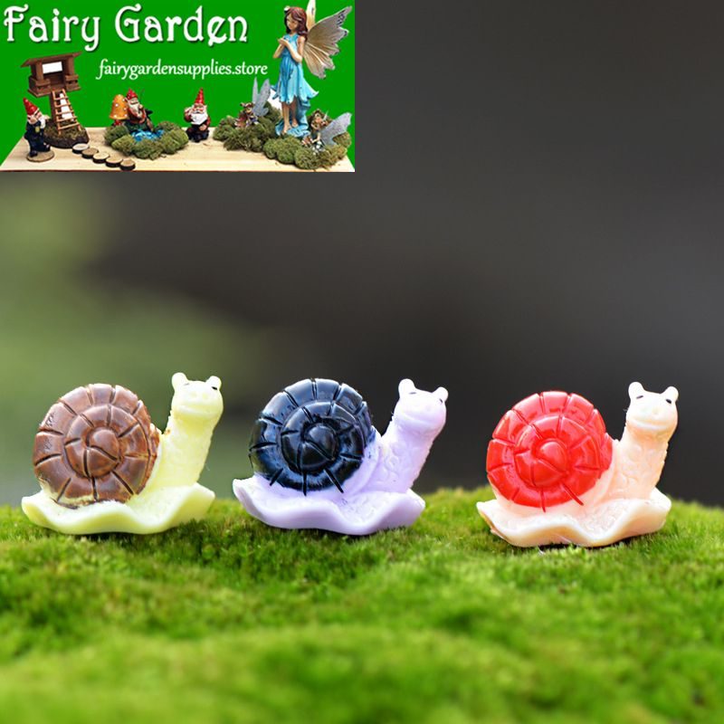 Moss Fairy Garden Micro Landscape Miniature Garden Succulent Plants Fairy Garden Decoration Fairy Garden Accessories 3 Color Snail Resin Craftworkfairy Garden Decoration Fairy Garden Accessories Diymaterial