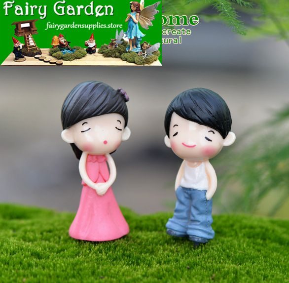 Moss Fairy Garden Micro Landscape Miniature Garden Fairy Garden Decoration Fairy Garden Accessories Lovers Fairy Garden Decoration Fairy Garden Accessories Diymaterial Landscaping Decorate