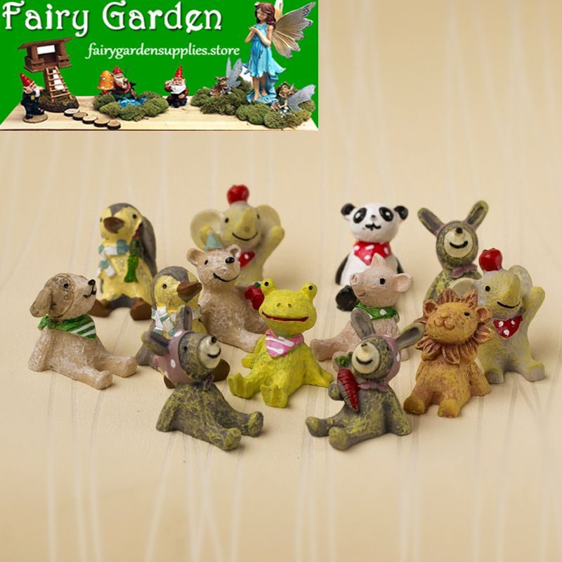 Small Animal Resin Pot Bonsai Fairy Garden Decoration Aquarium Fairy Garden Accessories 20Style Terrariums Small Animal Arts and Crafts Artificial Lion Elephant Donkey Bear Hedgehog Penguin Lovely Gift Small Animal Resin Pot Bonsai Fairy Garden Decoration Aquarium Fairy Garden Accessories 20Style Terrariums Small Animal Arts And Crafts Artificial Lion Elephant Donkey Bear Hedgehog Penguin Lovely Gift
