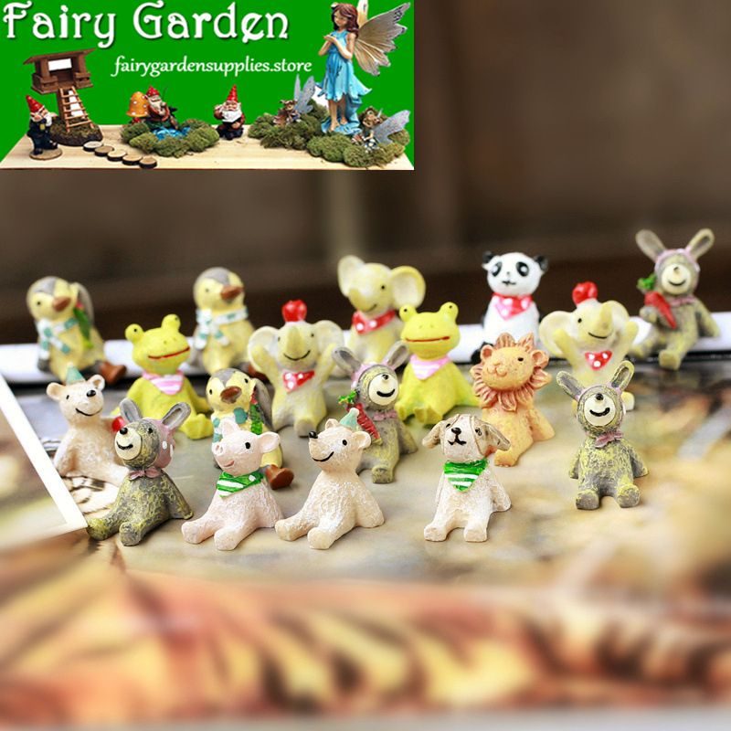 Small Animal Resin Pot Bonsai Fairy Garden Decoration Aquarium Fairy Garden Accessories 20Style Terrariums Small Animal Arts and Crafts Artificial Lion Elephant Donkey Bear Hedgehog Penguin Lovely Gift Small Animal Resin Pot Bonsai Fairy Garden Decoration Aquarium Fairy Garden Accessories 20Style Terrariums Small Animal Arts And Crafts Artificial Lion Elephant Donkey Bear Hedgehog Penguin Lovely Gift