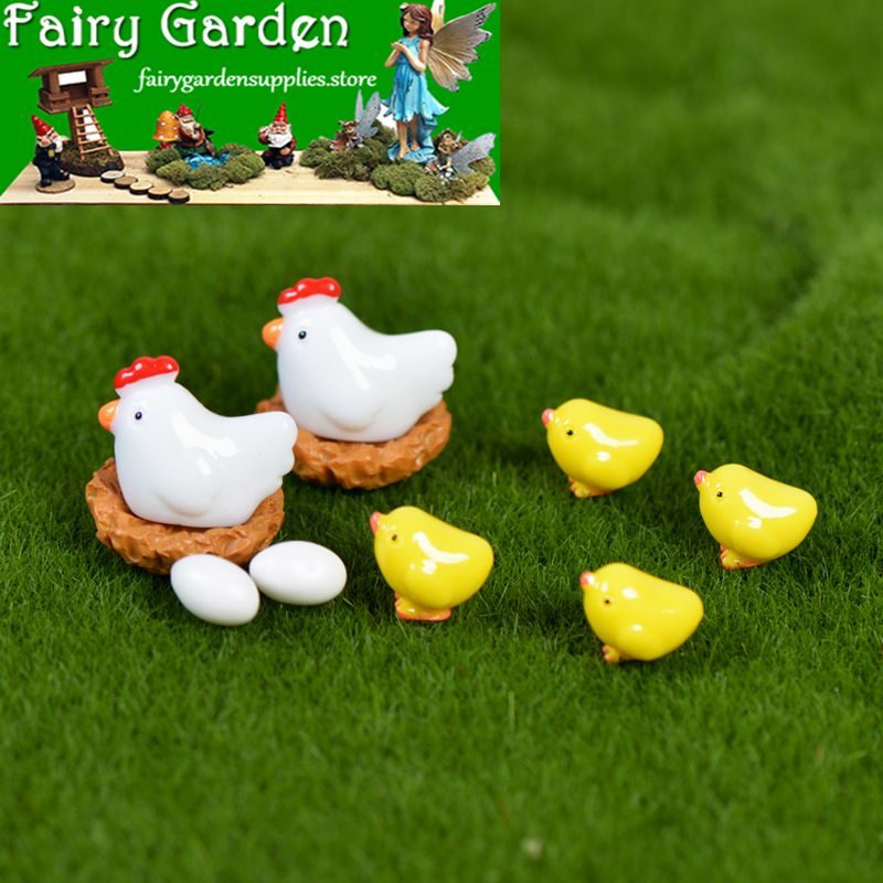 Mini Fairy Garden Resin Mini Chicken Egg Micro Landscape Fairy Garden Decoration Groceries Landscaping Decorate Small Chicken Nest Pasture Fairy Garden Accessories Mini Fairy Garden Resin Mini Chicken Egg Micro Landscape Fairy Garden Decoration Groceries Landscaping Decorate Small Chicken Nest Pasture Fairy Garden Accessories