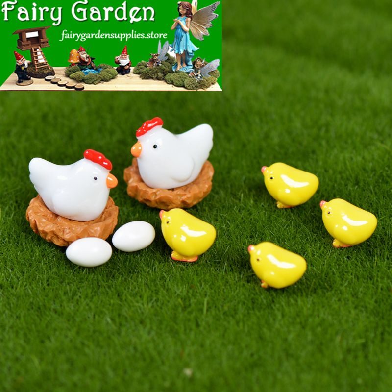Mini Fairy Garden Resin Mini Chicken Egg Micro Landscape Fairy Garden Decoration Groceries Landscaping Decorate Small Chicken Nest Pasture Fairy Garden Accessories Mini Fairy Garden Resin Mini Chicken Egg Micro Landscape Fairy Garden Decoration Groceries Landscaping Decorate Small Chicken Nest Pasture Fairy Garden Accessories