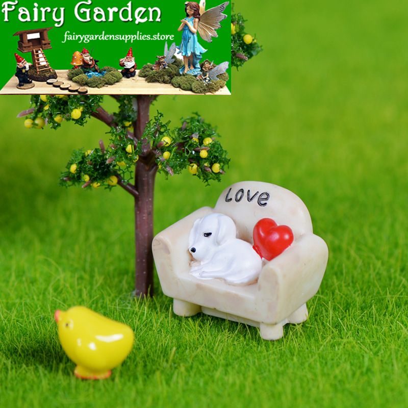 Pot Bonsai Moss Fairy Garden Terrariums Micro Landscape Miniature Garden Ecology Bottle Fleshy Pot Decorate Small Dog Sand Chair Material Accessories