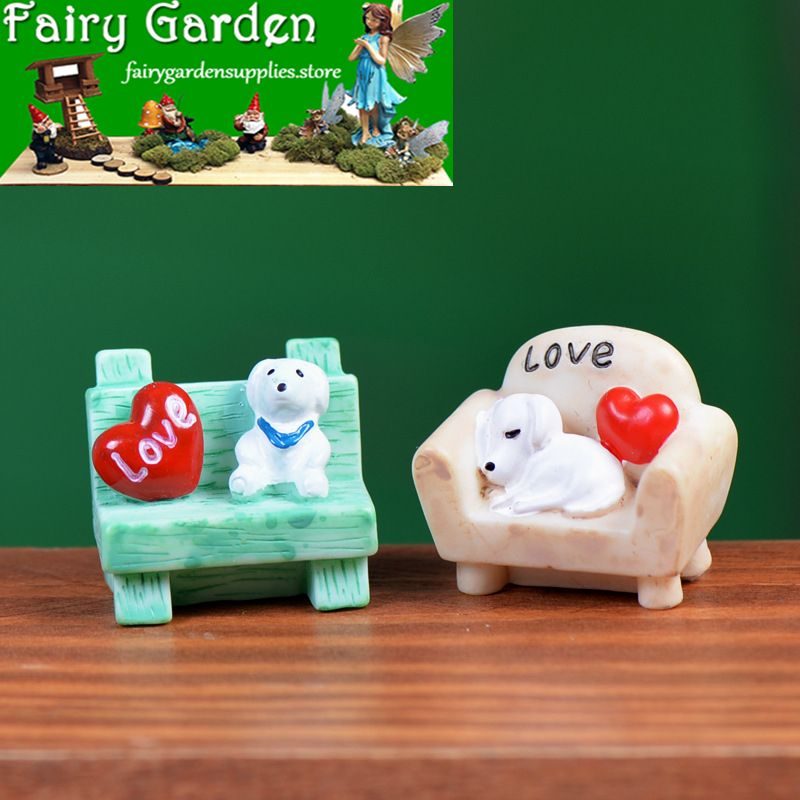 Pot Bonsai Moss Fairy Garden Terrariums Micro Landscape Miniature Garden Ecology Bottle Fleshy Pot Decorate Small Dog Sand Chair Material Accessories