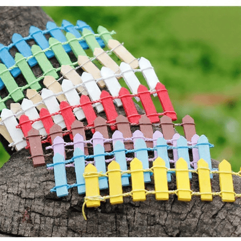 Terrariums Fairy Garden Fence Aquarium Micro Landscape Miniature Garden Barrier Small Fairy Garden Decoration Small Fence Fairy Garden Ornament Bend Fairy Garden Accessories Diy Toys Wooden Fence Image From Fairy Garden Supplies
