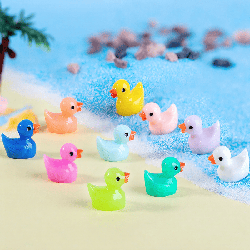 Mini Fairy Garden Small Yellow Duck Doll Toys Pendant Miniature Garden Aquarium Fairy Garden Decoration Terrariums Fairy Garden Accessories Resin Arts And Crafts Original Bonsai Animal Picture Of Fairy Garden Supplies