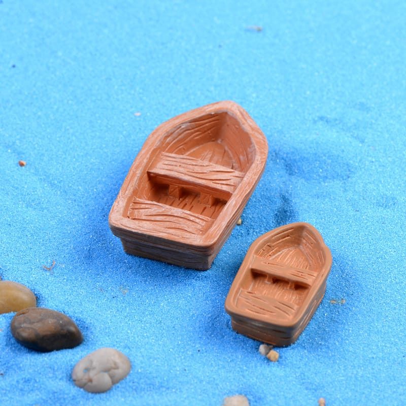 Aquarium Fairy Garden Accessories Artificial Boat Mini Craft Miniature Fairy Garden Home Decoration Houses Micro Landscaping Decor Bonsai Diy Accessories Lovely Resin Ship Table Ornaments Photo From Fairy Garden Supplies