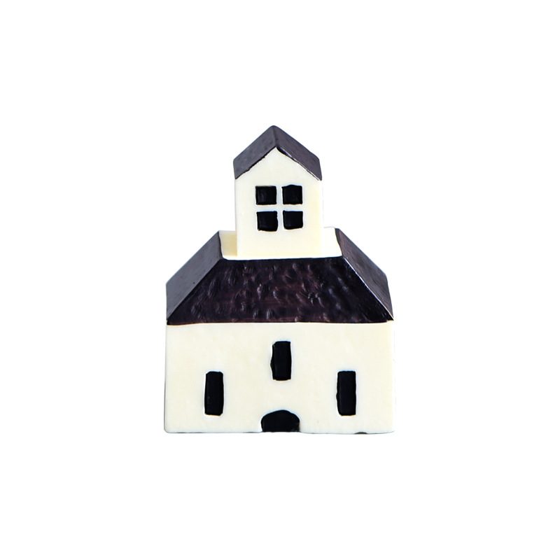 Indoor Fairy Garden Castle Church Micro Landscape Enchanted Miniature Fairy Garden Decoration Teacup Fairy Garden Accessories Bonsai Mediterranean Sea Amorous Feelings Zakka House Original Arts And Crafts Image Of Fairy Garden Supplies