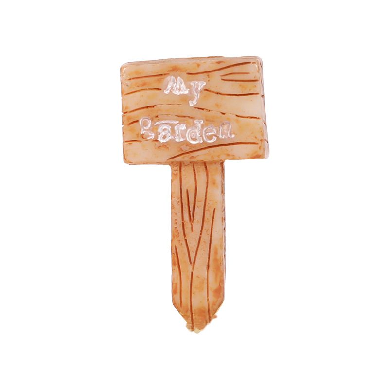 Fairy Garden Signpost Miniature Garden Guideboard Fairy Garden Ornament Doll Diy Assemble Toys Plant Pot Terrariums Bonsai Decor Road Signs Fairy Garden Accessories
