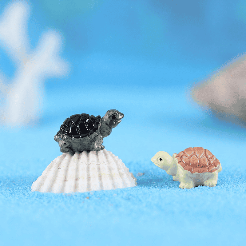 Mini Fairy Garden Tortoise Miniature Fairy Garden Decoration Doll House Micro Landscape Decoration Miniatures Succulentterrarium Fairy Garden Sea Turtle Aquarium Accessories Picture Of Fairy Garden Supplies