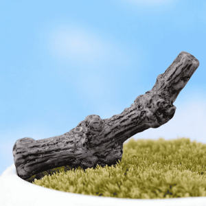 Mini Fairy Garden Supplies Resin Branch Micro Landscape Miniature Garden Pot Bonsai Fairy Garden Ornament Emulational Branch Mini Withered Branch Diy Assemble Small Fairy Garden Decoration Terrariums Stump Fairy Garden Accessories Toys