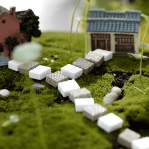 Moss Fairy Garden Micro Landscape Miniature Garden Fairy Garden Decoration Fairy Garden Accessories Original Resin Fairy Garden Decoration Fairy Garden Accessories Ladder Steps Diyfleshyfairy Garden Decoration Fairy Garden Accessories Essential