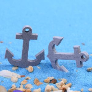 Micro Landscape Resin Anchor Miniature Garden Succulent Plants Pot Bonsai Fairy Garden Decoration Terrariums Fairy Garden Accessories Boat Anchor Aquarium Figurine Picture From Fairy Garden Supplies