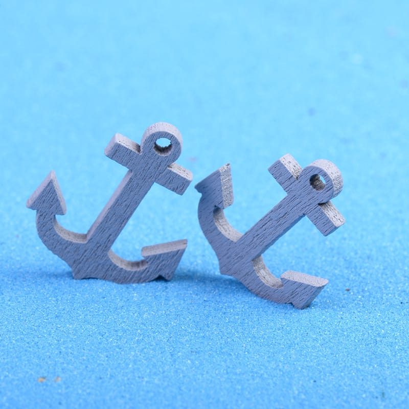 Micro Landscape Resin Anchor Miniature Garden Succulent Plants Pot Bonsai Fairy Garden Decoration Terrariums Fairy Garden Accessories Boat Anchor Aquarium Figurine Picture From Fairy Garden Supplies