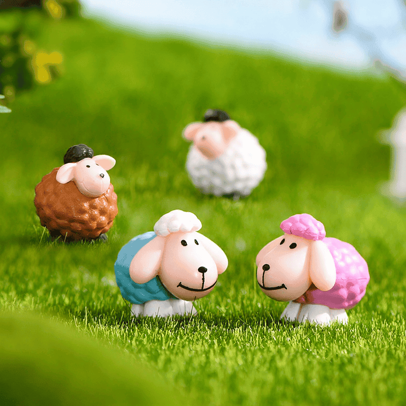 Cute Moss Fairy Garden Animal Pot Bonsai Micro Landscape Miniature Garden Decorate Terrariums Fairy Garden Decoration Fairy Garden Accessories Mini Lovely Big Ears Sheep Doll Diy Material Wholesale Children Toys Picture From Fairy Garden Supplies