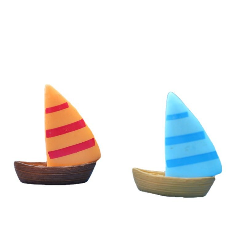 Micro Fairy Garden Terrariums Decorate Bonsai Landscape Miniature Garden Decorate Mediterranean Sea Style Aegean Sea Zakka Small Sailing Boat Manual Aquarium Diy Fairy Garden Accessories Photo Of Fairy Garden Supplies