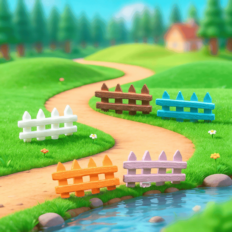 Terrariums Fairy Garden Fence Aquarium Micro Landscape Barrier 4Color Fence Diy Material Fairy Garden Decoration Fairy Garden Accessories Picture From Fairy Garden Supplies