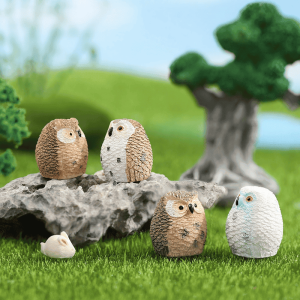 Terrariums Fairy Garden Owls Mini Fairy Garden Decoration Indoor Fairy Garden Accessories Feather Owls 4 Colour Desktop Toy Figurine Birds Succulent Plants Car Decoration Computer Ornament Photo From Fairy Garden Supplies