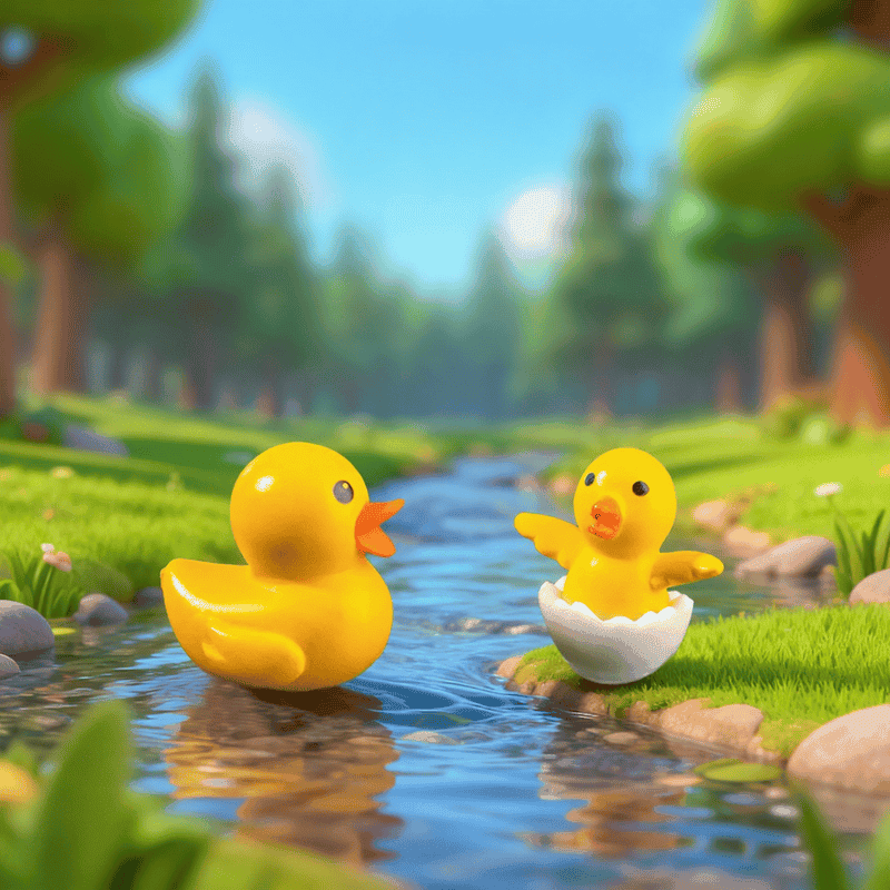 Mini Fairy Garden Duck Micro Landscape Miniature Garden Decorate Fairy Garden Decoration Fairy Garden Accessories Big Small Ducks Cute Little Yellow Duck Resin Crafts For Home Plants Image From Fairy Garden Supplies