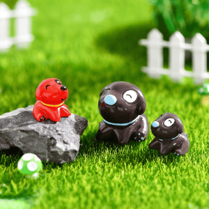 Fairy Garden Dog Micro Landscape Miniature Garden Fairy Garden Decoration Fairy Garden Accessories Resin Arts And Crafts Diy Landscaping Fairy Garden Ornament Pot Decorate 3 Styles Small Dog Terrarium