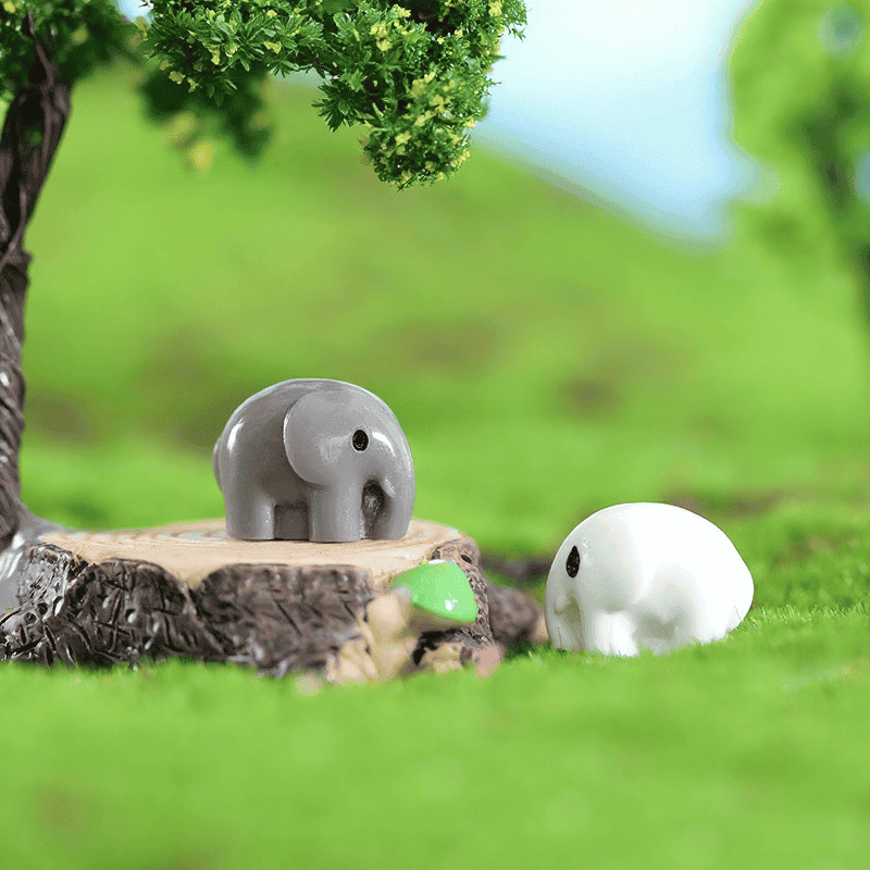 Fairy Garden Micro Landscape Miniature Garden Fairy Garden Decoration Fairy Garden Accessories Lovers Small Elephant Fleshy Diy Decorate Moss Ecology Bottle Essential