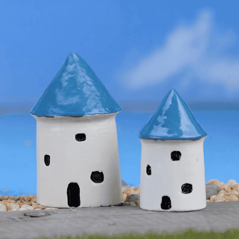 Moss Fairy Garden Micro Landscape Miniature Garden Fairy Garden Decoration Fairy Garden Accessories Castle Mediterranean Sea Amorous Feelings House Fleshyfairy Garden Decoration Fairy Garden Accessories Resin Craftworkfairy Garden Decoration Fairy G