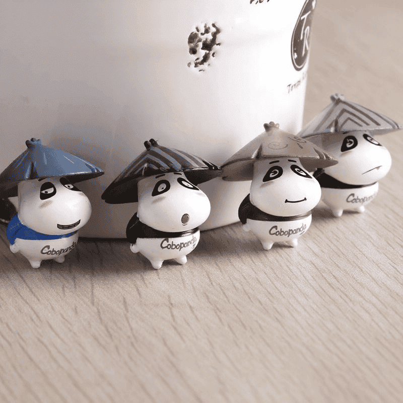 Super Adorable 4Style Small Bears Microcosmic Bonsai Fleshy Fairy Garden Decoration Wholesale Fairy Garden Accessories Supplies Terrariums Garden Accessory Fairy Garden Micro Landscape Miniature Garden Panda Animals