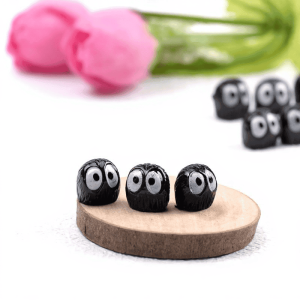 Mini Fairy Garden Pot Bonsai Micro Landscape Miniature Garden Decorate Hayao Miyazaki Black Small Black Elves Aquarium Fairy Garden Decoration Terrariums Fairy Garden Accessories Diy Material Wholesale