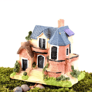 Mini Fairy Garden Kits Castle Model Kids Gifts Micro Landscape Miniature Garden Decorate Fairy Garden Decoration Wholse Fairy Garden Accessories Supplies Big Villa Small House