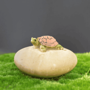 Aquarium Moss Fairy Garden Supplies Stone Tortoise Micro Landscape Miniature Garden Succulent Plants Terrariums Fairy Garden Decoration Pot Bonsa Fairy Garden Accessories Wholesale Resin Turtle Toy Figurine
