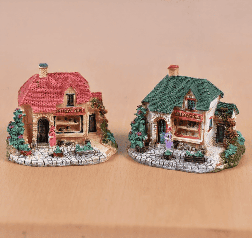 Wholesale Fairy Garden Supplies Large Castles Micro Landscape Miniature Garden Terrariums Fairy Garden Decoration Pot Bonsai Fairy Garden Accessories Resin Decorate Big Villa House Model Diy Material Kids Toys