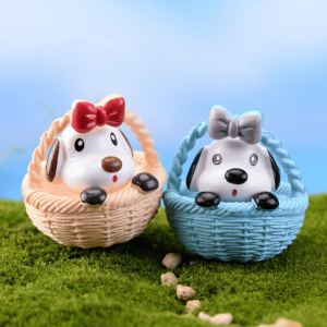 Moss Fairy Garden Micro Landscape Miniature Garden Fairy Garden Ornament Big Round Small Dog Doll Diyassemble Fairy Garden Decoration Fairy Garden Accessories Fleshyfairy Garden Decoration Fairy Garden Accessories