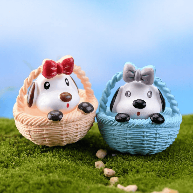 Moss Fairy Garden Micro Landscape Miniature Garden Fairy Garden Ornament Big Round Small Dog Doll Diyassemble Fairy Garden Decoration Fairy Garden Accessories Fleshyfairy Garden Decoration Fairy Garden Accessories