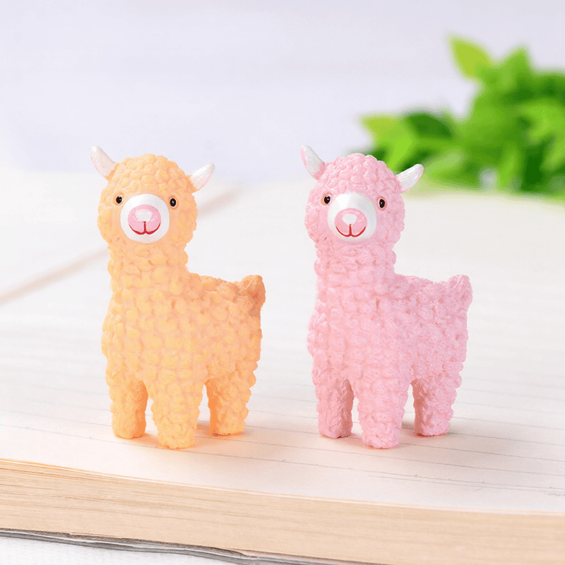 Mini Fairy Garden Supplies Pot Bonsai Fairy Garden Accessories Resin Alpaca Kids Gifts Toys Lovely Sheep Wholesale Fairy Garden Decoration Mini Fairy Garden Supplies Pot Bonsai Fairy Garden Accessories Resin Alpaca Kids Gifts Toys Lovely Sheep Wholesale Fairy Garden Decoration