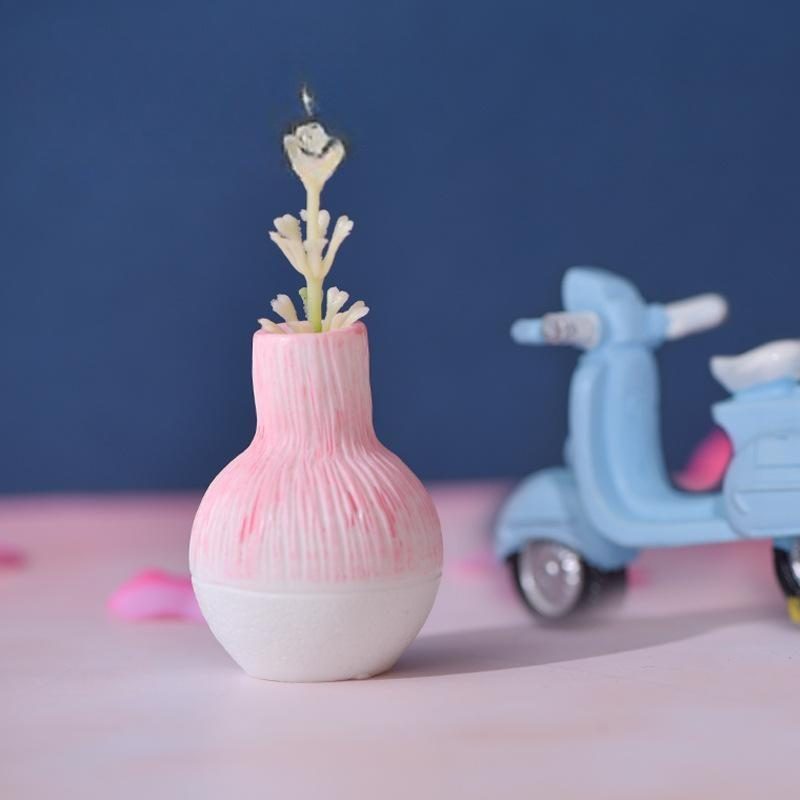 1 Pc Resin Miniature Small Mouth Vase Diy Craft Accessory Home Garden Decoration Ornament Micro Landscape Fairy Garden Flowerpot Fairy Garden Supply Photo Of Fairy Garden Supplies