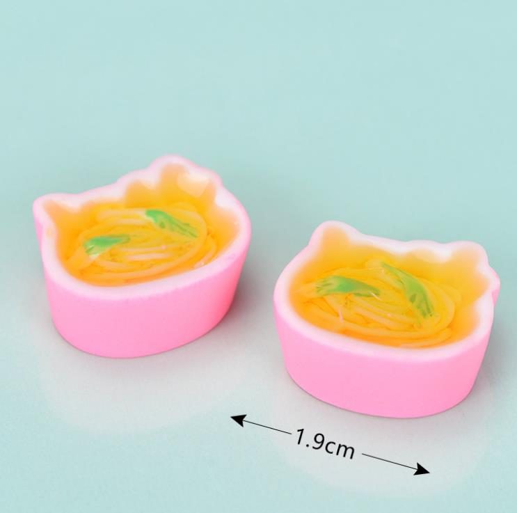 1Pc Creative Micro Landscape Home Desktop Decor Cartoon Mini Fairy Garden Accessories Food Noodle Drumsticks Fish Tableware Model Resin Crafts Figure Toy Fairy Garden Supply Photo Of Fairy Garden Supplies