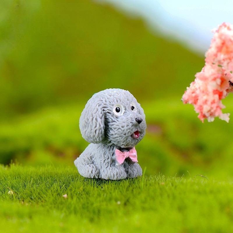 4pc/lot Teddy Dog Miniature Figurine Cute cartoon Figures animal models Pet toy DIY Accessories Doll House toy Decoration Photo from Fairy Garden Supplies 4Pc/lot Teddy Dog Miniature Figurine Cute Cartoon Figures Animal Models Pet Toy Diy Accessories Doll House Toy Decoration Photo Of Fairy Garden Supplies