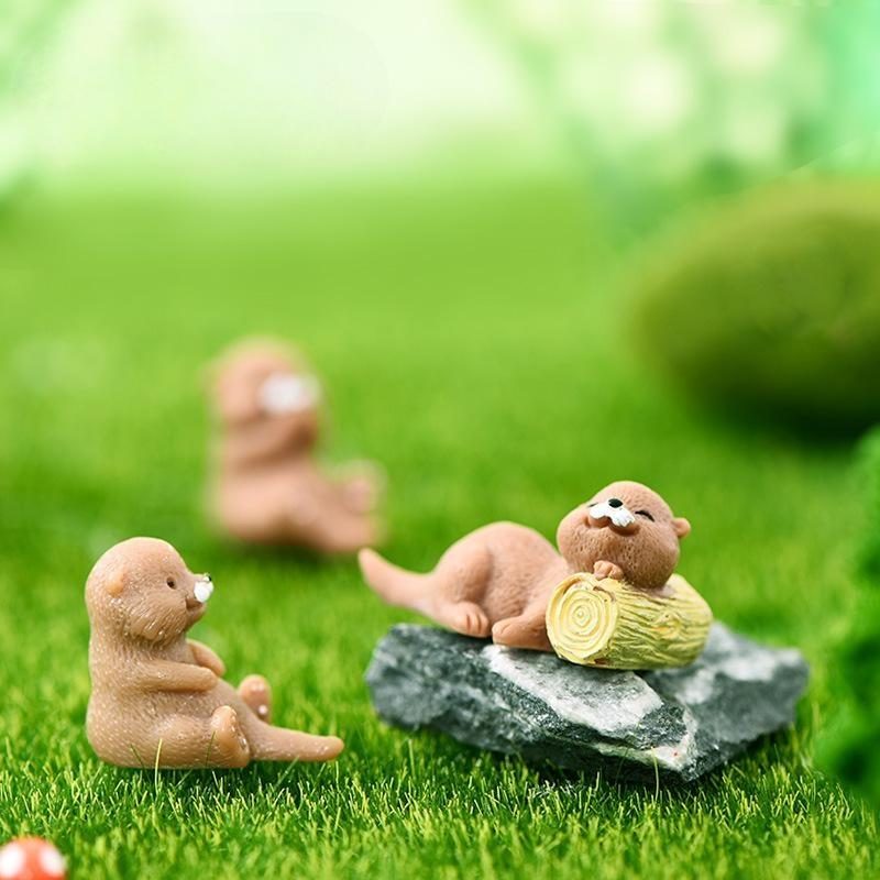 DIY Fairy Garden Dollhouse Bonsai Ornament Home Decor Otters Multi Style Figurine Animal Model Miniature Water Dog Fashion Gift Image from Fairy Garden Supplies Diy Fairy Garden Dollhouse Bonsai Ornament Home Decor Otters Multi Style Figurine Animal Model Miniature Water Dog Fashion Gift Image Of Fairy Garden Supplies