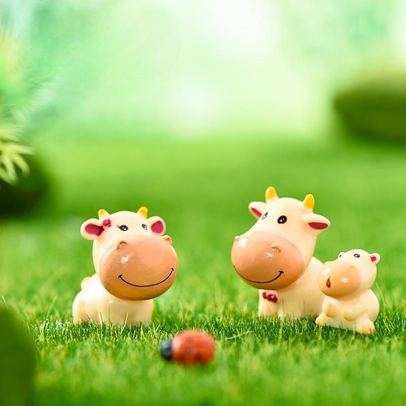 Cute Cow Family Animal Model figurine home decor miniature fairy garden decoration accessories Statue Resin Craft Figure Photo from Fairy Garden Supplies Cute Cow Family Animal Model Figurine Home Decor Miniature Fairy Garden Decoration Accessories Statue Resin Craft Figure Photo Of Fairy Garden Supplies