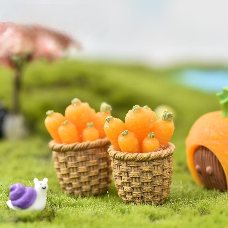 Cartoon Rabbit Carrot Miniature Fairy Garden Accessory Micro Landscape Cacti Deocration Handmade Craft Gift Pendant Photo From Fairy Garden Supplies