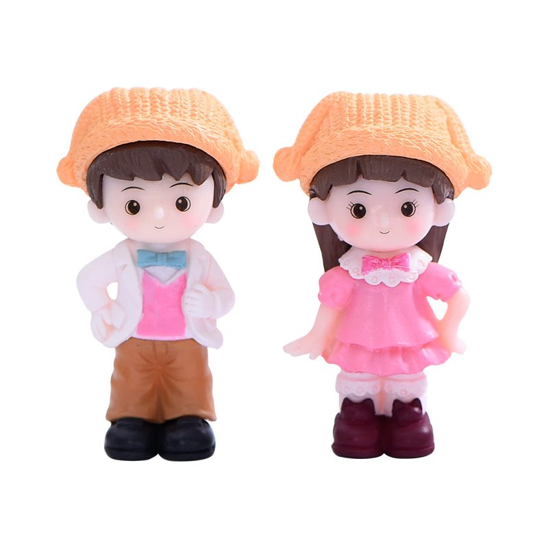 2pcs Hat Girl Boy Lovers Figurines Wedding Doll Ornament Miniatures Couple Cake Decor Dollhouse Home Decoration Mini Craft Picture from Fairy Garden Supplies 2Pcs Hat Girl Boy Lovers Figurines Wedding Doll Ornament Miniatures Couple Cake Decor Dollhouse Home Decoration Mini Craft Image From Fairy Garden Supplies