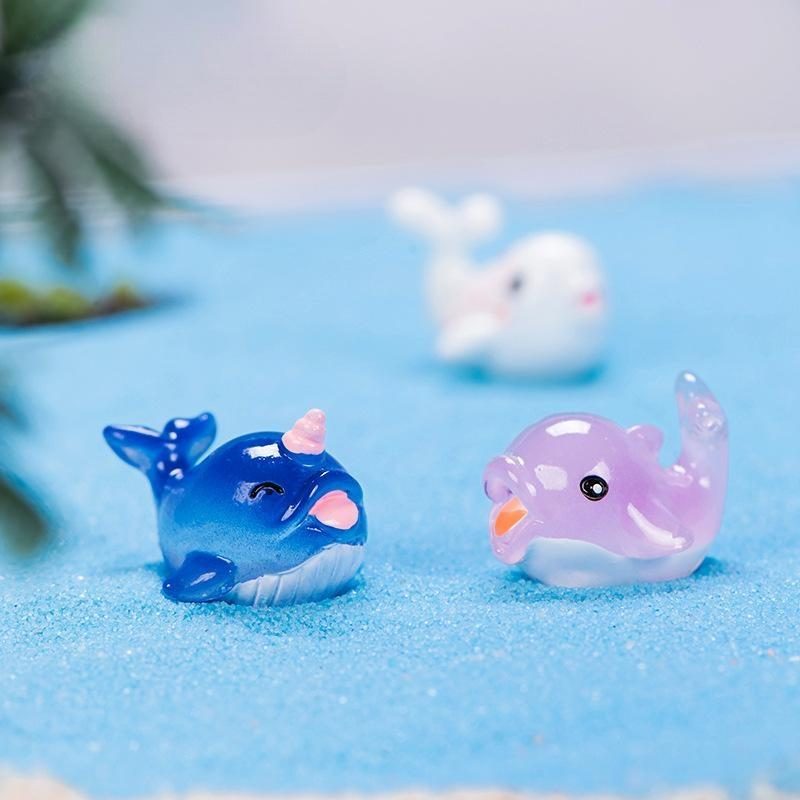 1Pc Sea Animal Shark Crocodile Octopus Fish Resin Figurine Model Garden Sandbox Home Miniature Ornament Decoration Accessory Picture Of Fairy Garden Supplies