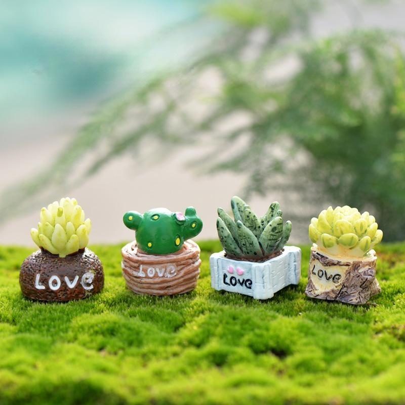 Grocery Moss Micro Landscape Jewelry Fleshy Doll Ornaments Love Fleshy Ornaments Diy Material Picture From Fairy Garden Supplies
