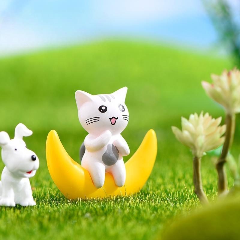 Moon Lover Cat Happy Dating Models Miniatures Figurines Couple Fairy home Garden Wedding Doll Decoration Image of Fairy Garden Supplies Moon Lover Cat Happy Dating Models Miniatures Figurines Couple Fairy Home Garden Wedding Doll Decoration Image From Fairy Garden Supplies